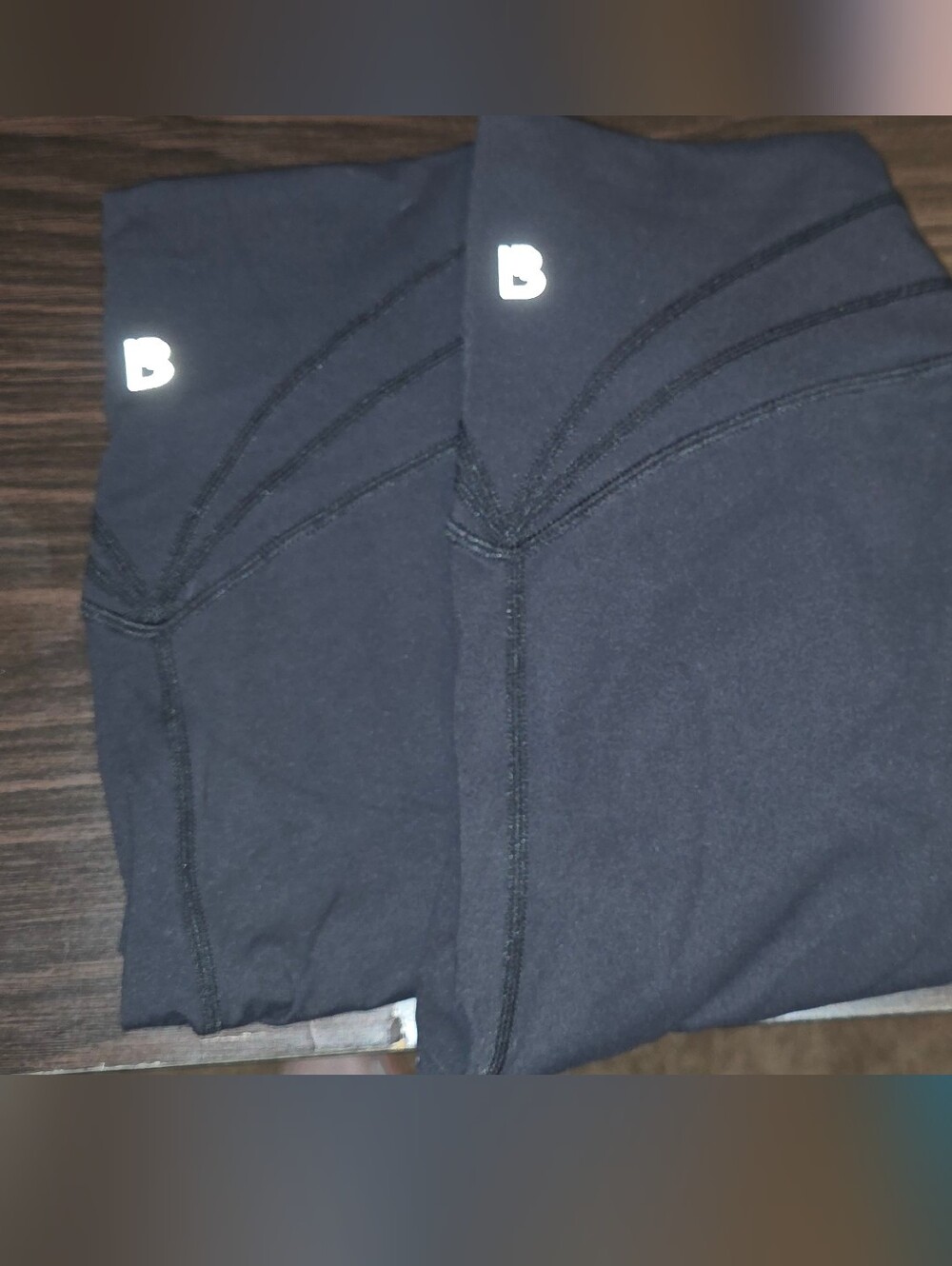 BuffBunny Black Legacy Leggings with Reflective Logo